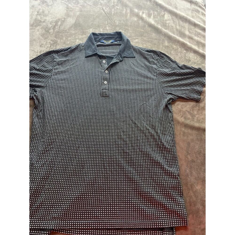 Polo Ralph Lauren Polo Shirt Men's XL Black Cotton Golf Performance Short Sleeve